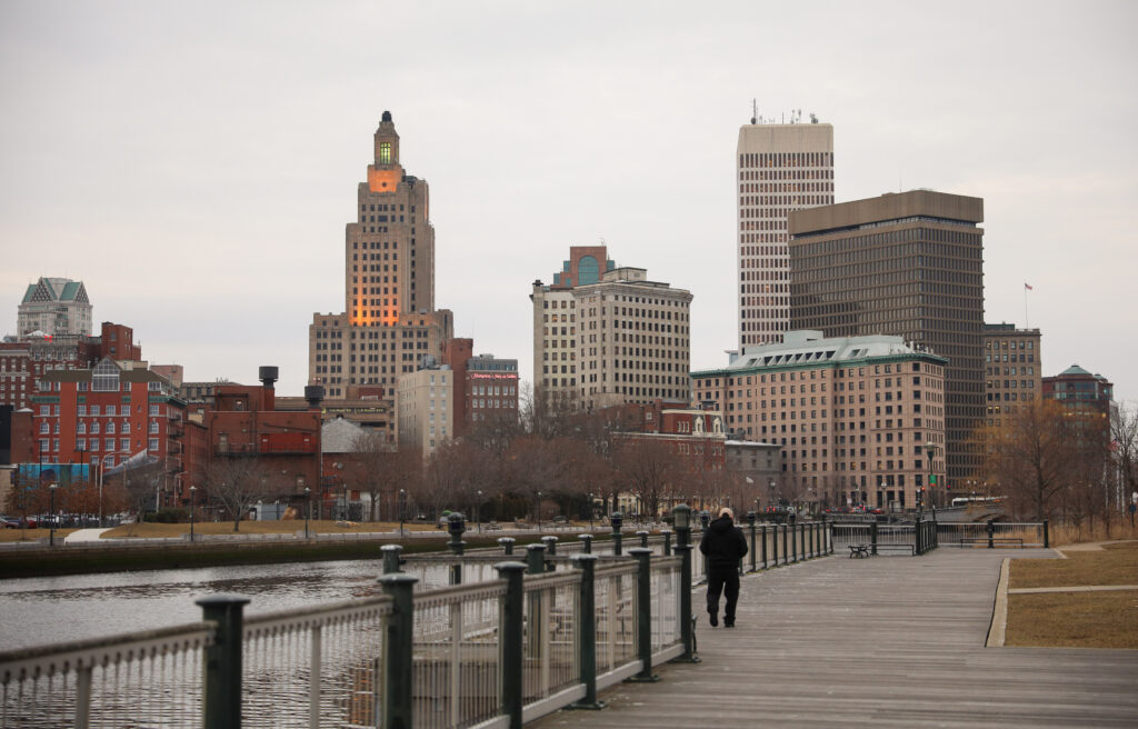 a skyline view of Providence, Rhode Island 