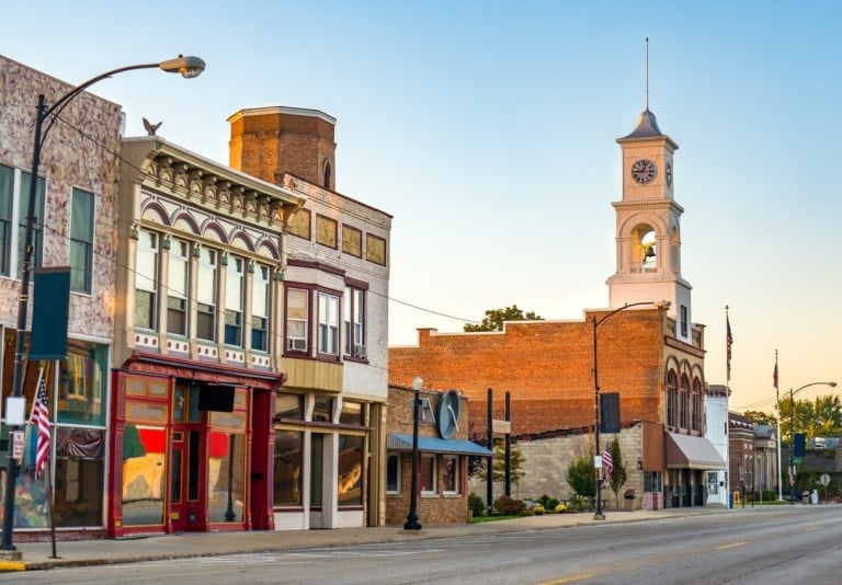 historic main street downtown
